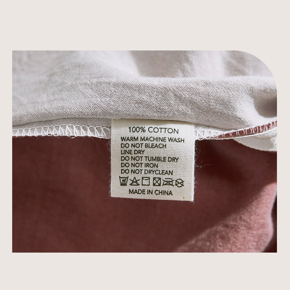 Quilt Cover Set Cotton Duvet King Red Beige