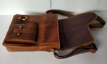 Crafted Leather Cross Body Bag