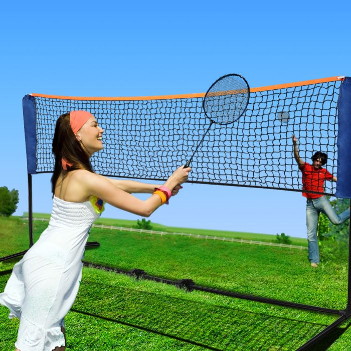Portable 4M Badminton Volleyball Tennis Net
