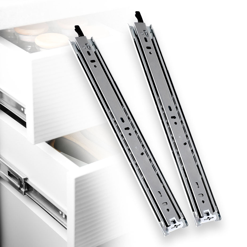 Drawer Slides Bearing Pair 75KG 18"