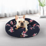 Pet Bed Washable Dog Calming Round Kennel Summer Outdoor