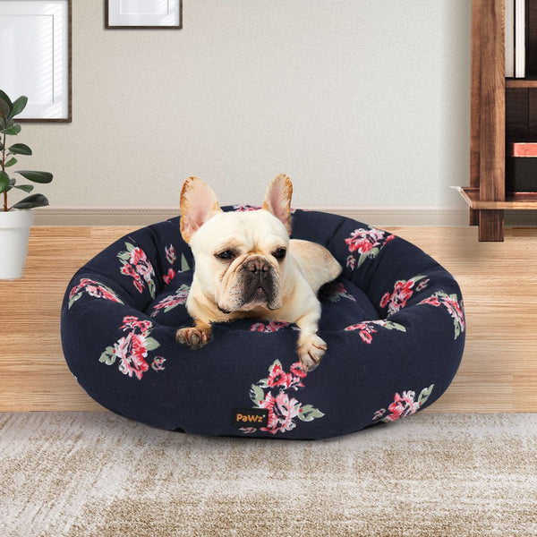  Pet Bed Washable Dog Calming Round Kennel Summer Outdoor