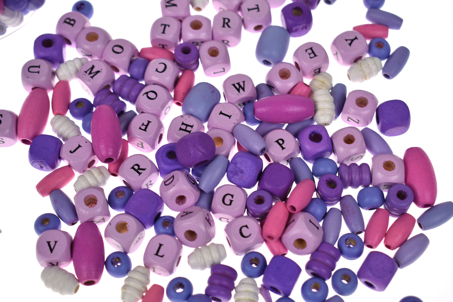 YUM YUM DIY ALPHABET BEAD PURPLE PLUM CRAZY