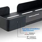 Bathroom 2-Tier Shelves Shower Caddy Wall For Kitchen Toilet Drilling