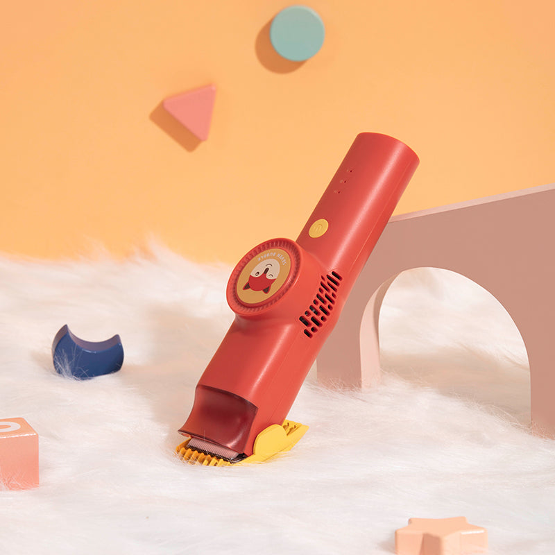 Children'S Hair Clipper 2 In 1 Hair Suction And Haircut Waterproof Ipx7
