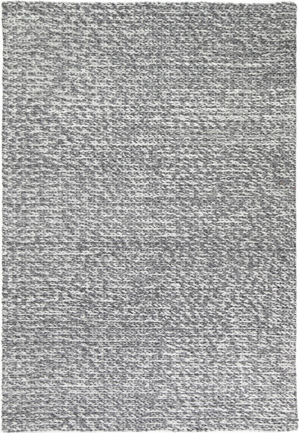  Cue Charcoal Wool Blend Rug 160x230cm