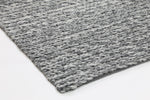 Cue Charcoal Wool Blend Rug 160x230cm