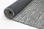 Cue Charcoal Wool Blend Rug 160x230cm