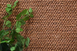 Loopy Copper Wool Blend Rug 160x230cm