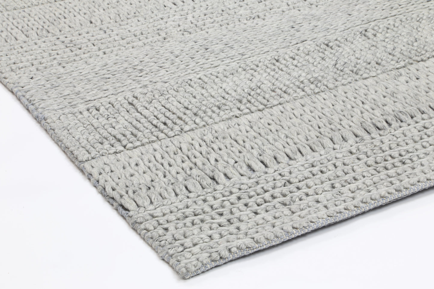 Grace Grey Wool Blend Rug 240x330cm
