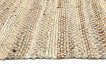 Blue Natural Basket Weave Jute Rug 150x220cm