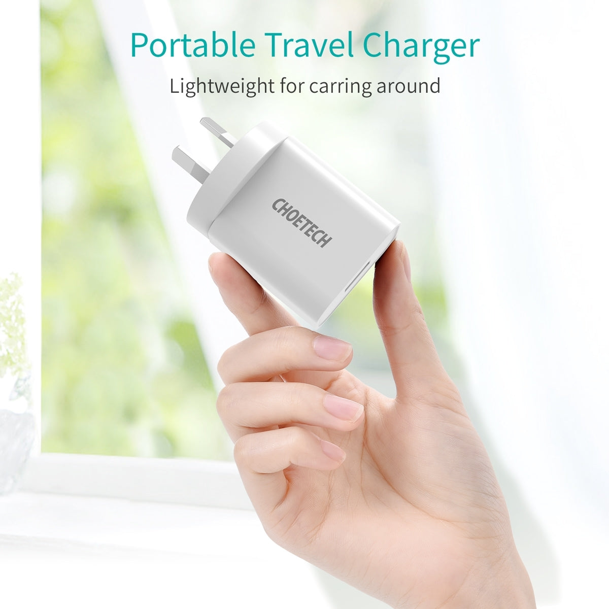 CHOETECH Q5003 18W QC Quick Charger (White)
