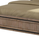 Queen Size Silver Brush Acacia Wood Bed Frame