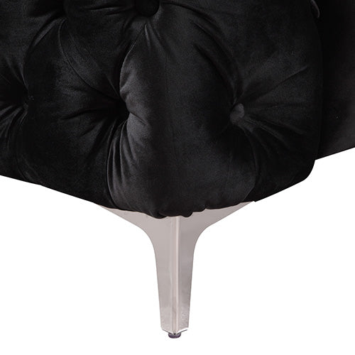 Luxurious 3 Seater sofa Black