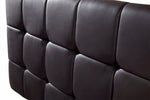 Pu Leather Single Bed Deluxe Headboard Bedhead - Black