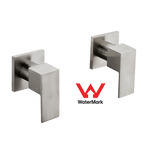 Chrome Bathroom Shower / Bath Mixer Tap Set with Brushed Finish w/ WaterMark