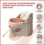 Neck Traction Air Support Brace With Hand Pump