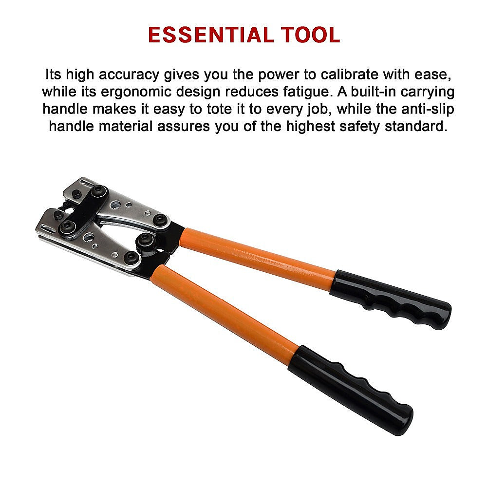 6-50 Mm2 Wire Crimper Cable Crimp Electric Tube Crimping Hand Tool