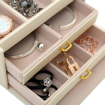 Jewellery Storage Box Girls Rings Necklaces Display Organiser Storage