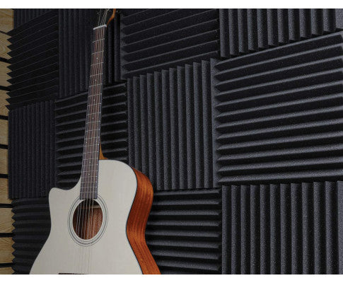  40Pcs Studio Acoustic Foam Panels - Sound Absorption Tiles