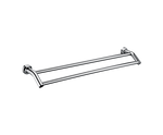 Double Classic Chrome Towel Bar Rail Bathroom