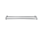 Double Classic Chrome Towel Bar Rail Bathroom