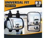 Multi Fit Clip-On Towing Mirrors (2X Pair, Caravan/Trailer)