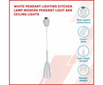 White Pendant Lighting Kitchen Lamp Modern Pendant Light Bar Ceiling Lights