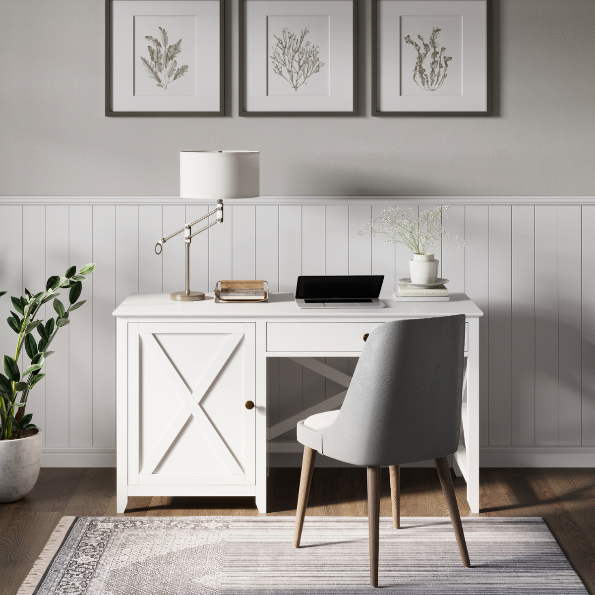 Chloe White Desk Melbourne Home & Living