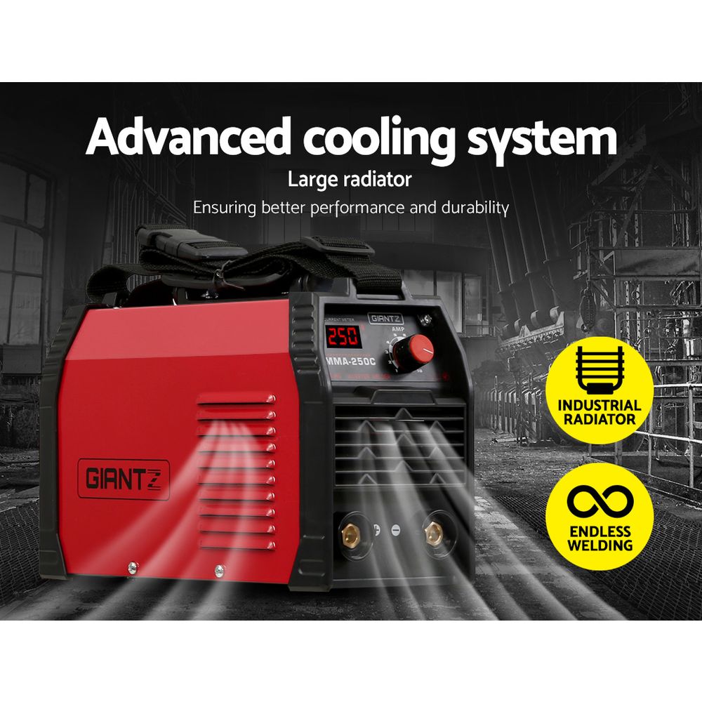 Giantz Inverter Welder Portable Machine 250Amp