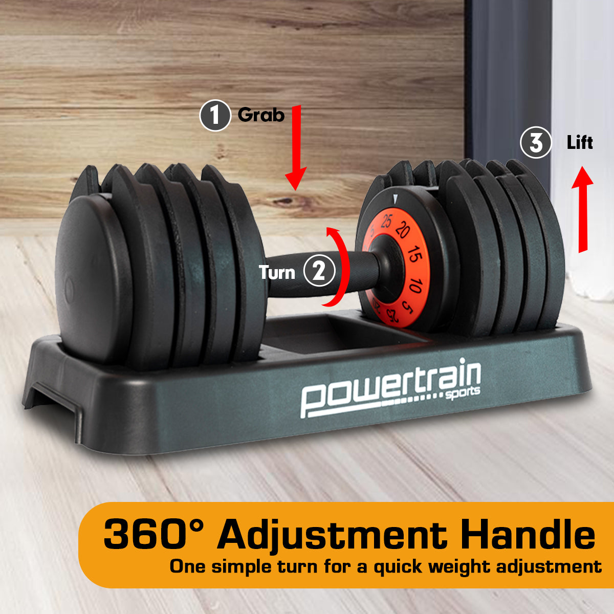 Adjustable Dumbbell Weights- 25kg