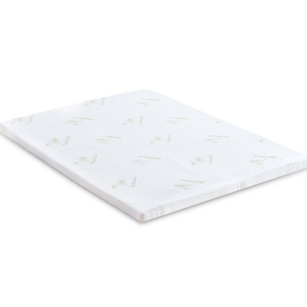 8cm Thickness Cool Gel Memory Foam Mattress Topper Bamboo Fabric King