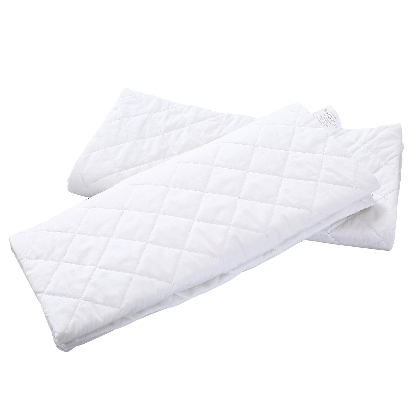 Pillow Protector Pillowcase Cases Cover Cotton Quilted Soft Standard x2