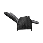Experience Ultimate Comfort with Our Stylish Beach Chair Recliners-Black\Grey