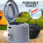 Outdoor Portable Toilet 6L Camping Potty Caravan