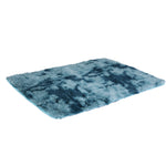 Floor Rug Shaggy Rugs Soft Large Carpet Area Tie-dyed 200x300cm Blue