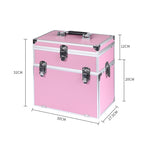 Portable Makeup Case Cosmetic Organiser box pink