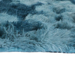 Floor Rug Shaggy Rugs Soft Large Carpet Area Tie-dyed 200x300cm Blue