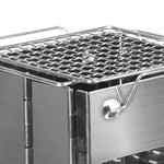 Stainless Steel BBQ Grill Folding Stove Portable Outdoor Camping Small