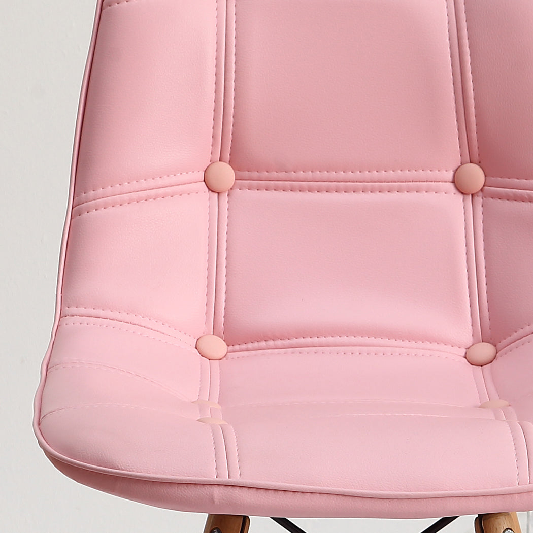 4x PU Leather Dining Chair Office Chairs