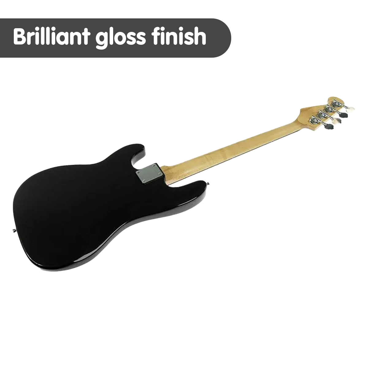 Karrera Electric Bass Guitar Pack - Black