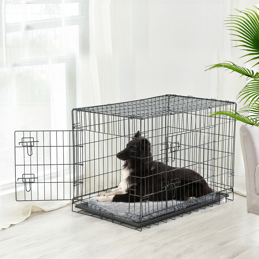 Double door Pet Dog Metal Playpen 48"