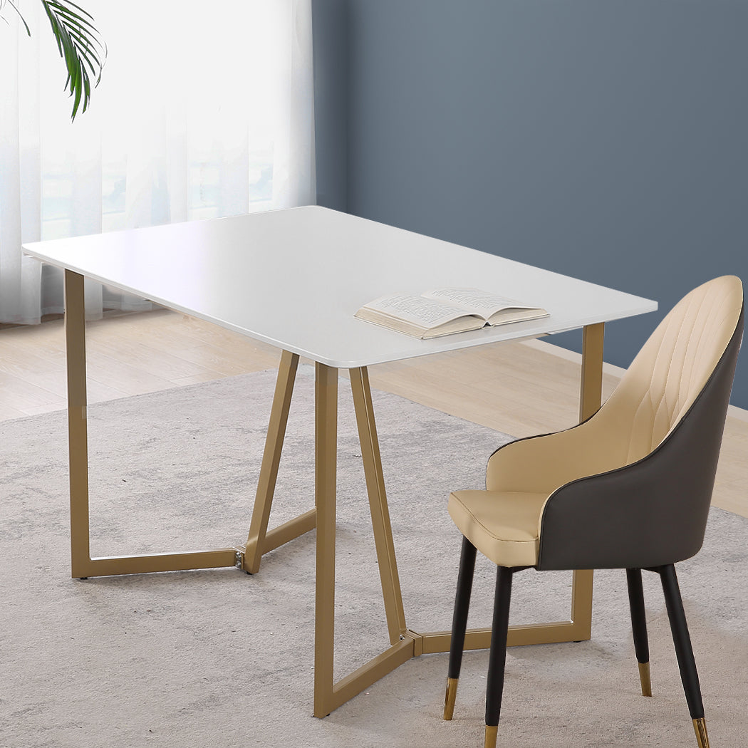 Modern and stylish Generous 4-seater Dining Table-White