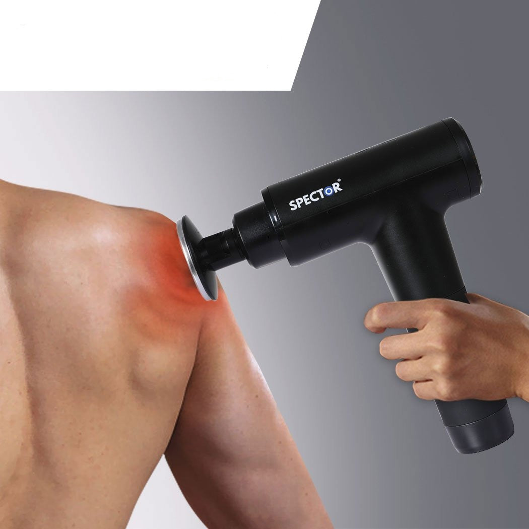 Massager Gun 8 Head Black