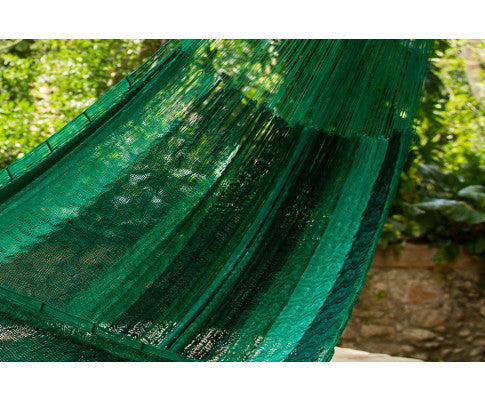 King Plus Size Nylon Mexican Hammock in Fresh Garden Colour