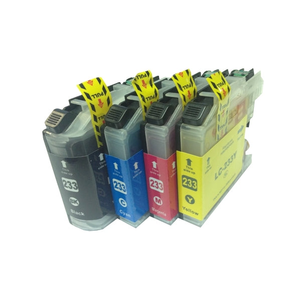 LC-233 Premium Inkjet Cartridge Set (4 Cartridges)