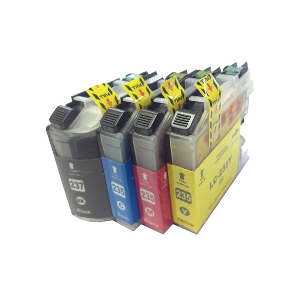 LC-237 LC-235 Premium Inkjet Compatible Set (4 Cartridges)