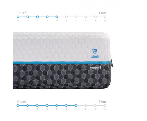 H&L Cool Touch Z-Fabric Memory Foam Mattress-S/Q