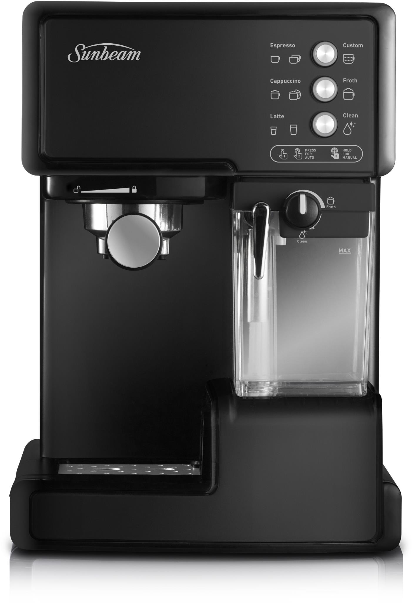Sunbeam cafe barista coffee machine (black) Melbourne Home & Living