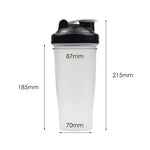 10x 700ml GYM Protein Supplement Drink Mixer Shaker Shake Ball Bottle